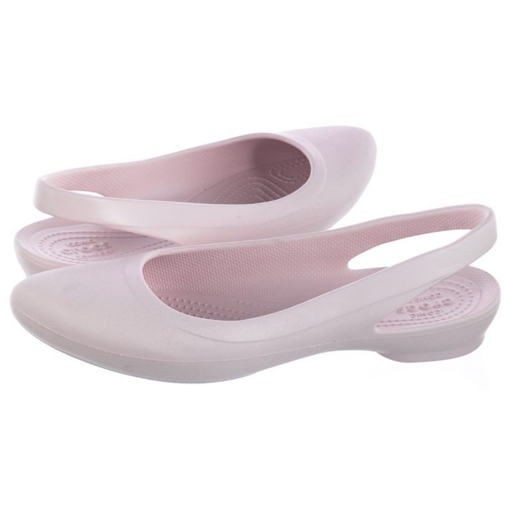 Crocs Women's Pink Slingback Flats
